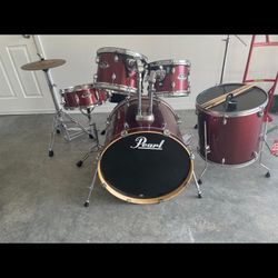 Pearl Full Drum Set 