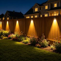 [NEW] 2-Pack Solar Fence / Garden Lights