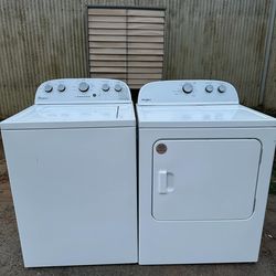 Whirlpool washer and dryer