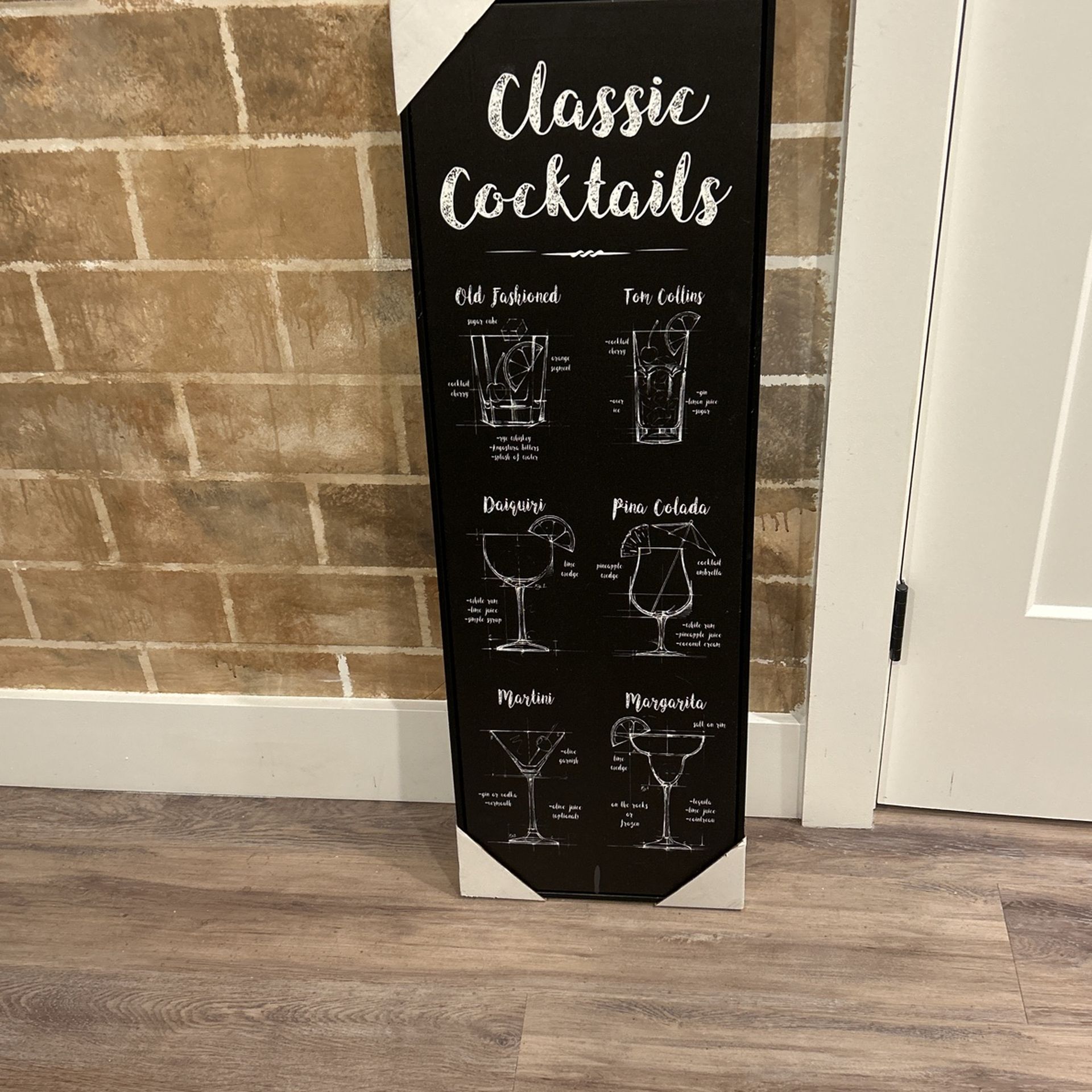 Bar Themed Canvas Art Work