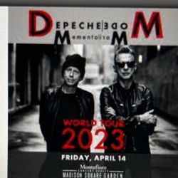 Depeche Mode Floor Row 22 - Apr 14, 2023 - Madison Square Garden