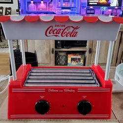 Drink Coca-Cola Hot Dog Roller and Home Theater Wall Art