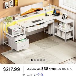 L-Shaped Computer Desk (New in Box)