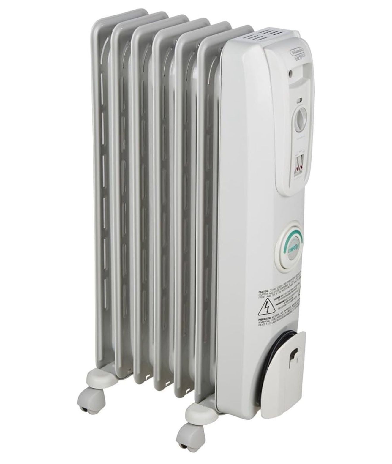 Oil filled Radiator Heater, 1500W Electric Space Heater for indoor use
