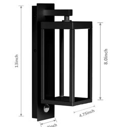 Inowel Wall Light Outdoor LED Black IP54 13W 750Lm 22529 