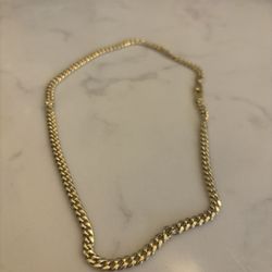 10K CUBAN LINK SOLID GOLD CHAIN 