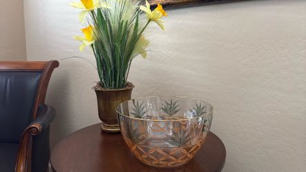 Romania vintage crystal 11” bowl