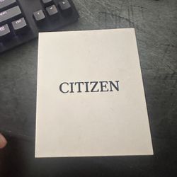 Black Citizen Eco Drive Black Dial Black Leather Day/Date m