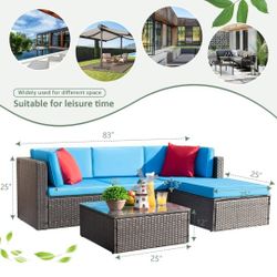 5 Pieces Patio Furniture Sets All Weather Outdoor