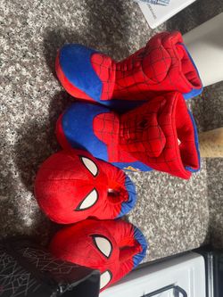 Spider man slippers and boots