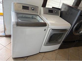 Washer and electric dryer