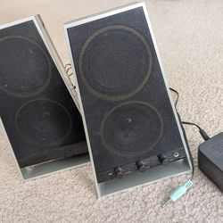 Powered Computer Speakers – 2.0 Stereo w/ Volume & Tone Control