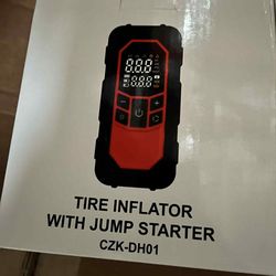 Jump Starter With Tire Inflator