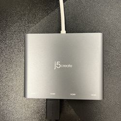 j5create - USB-C to 4-port HDMI (Multi Monitor)