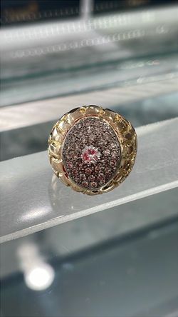 Vintage 18k yellow gold 1cttw natural diamonds men’s ring