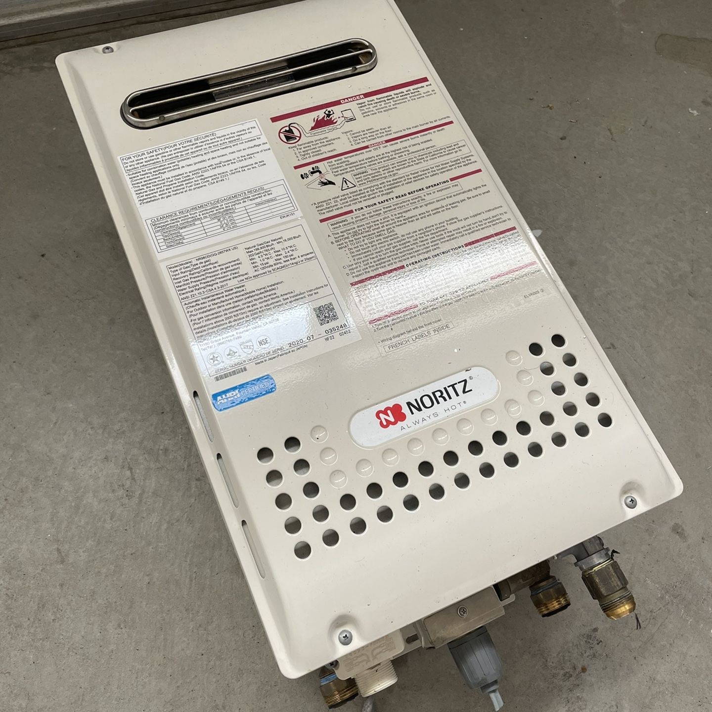 Noritz Gas Tankless Water Heater for Sale in San Jose, CA - OfferUp