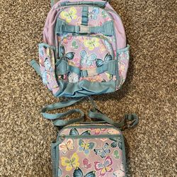 Pottery Barn Backpack and Lunch Tote