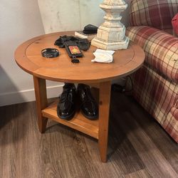 Wooden End Table 