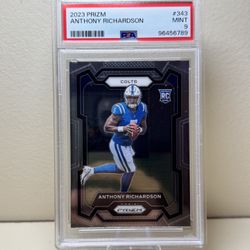 2023 Anthony Richardson Prizm RC PSA 9 