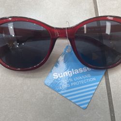 FGX FOSTER GRANT BRAND RED WOMENS SUNGLASSES 100% UVA & UVB