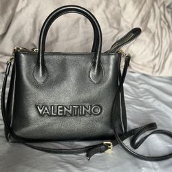 Valentino Large Leather Crossbody Bag Purse