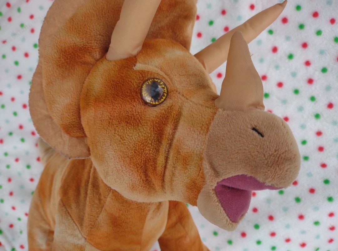 Build A Bear Triceratops Dinosaur Plush 2015 17" BAB
