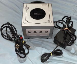 Nintendo GameCube Console DOL-101 Platinum Silver Not Working (READ DESC)