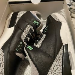 Jordan 3 Green Glow