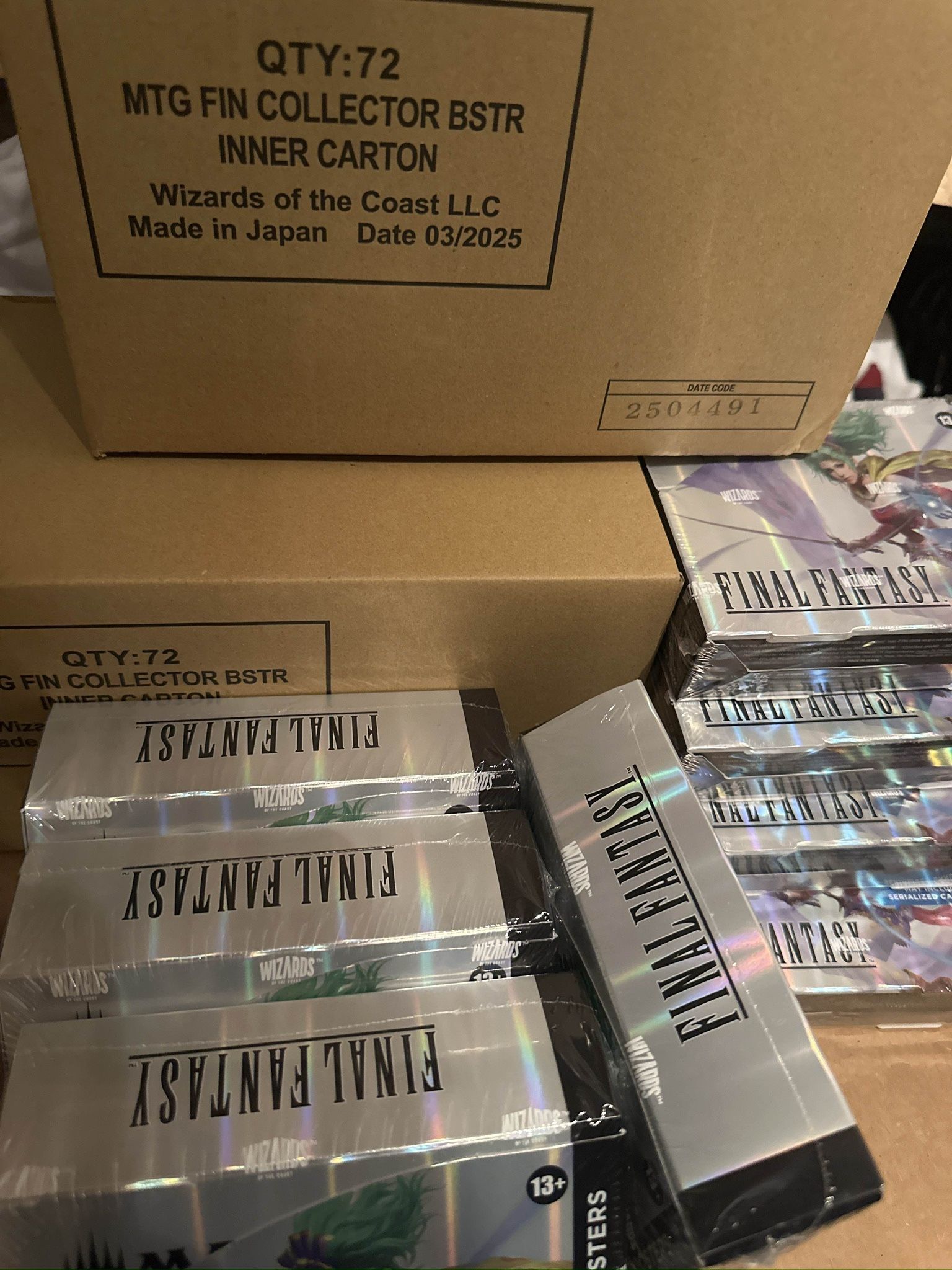 Final Fantasy Collector Booster Boxes (Have Sealed Cases Too)