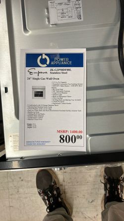 EMPAVA 24” Single gas wall oven