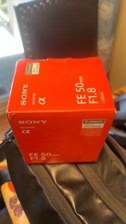Sony 50mm 1.8 FE Lens FE - Full Frame Like New