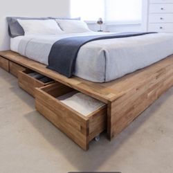 LAX Series Storage Platform Wood Bed