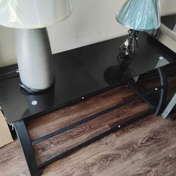 Glass TV stand/table!!