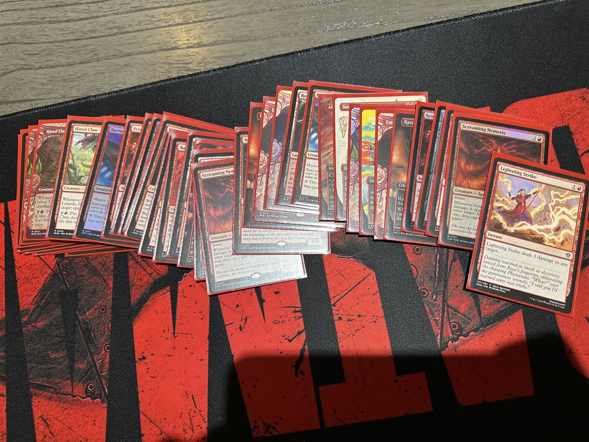 magic the gathering mono red deck