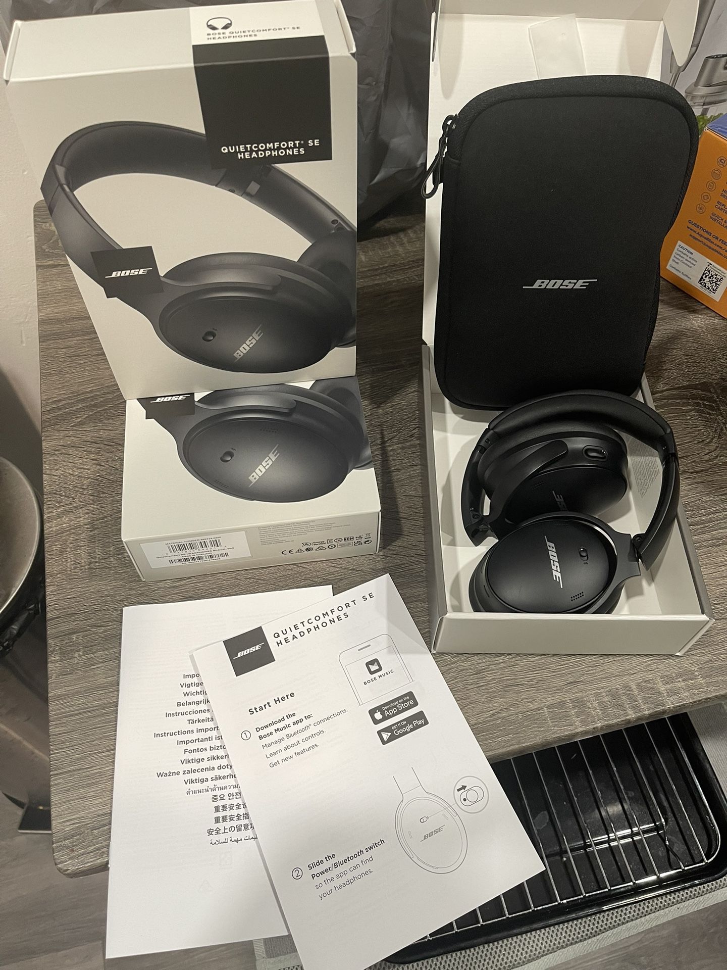NEW Bose QuietComfort 45 Wireless Headphones Black SC >> SkullCandy Hesh / AirPods 1 2 3 Gen / Bose / Studio Beats By Dre / Sony / JBL / Apple / Audio