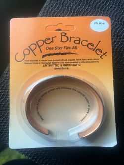 Copper bracelet