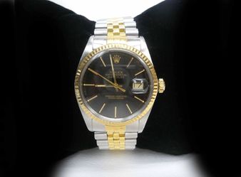 36mm 18K Gold Stainless Rolex Datejust 16013 Bracelet Wristwatch