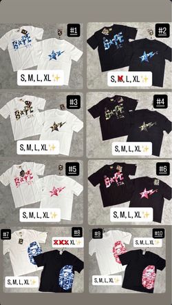 Bape t-shirts