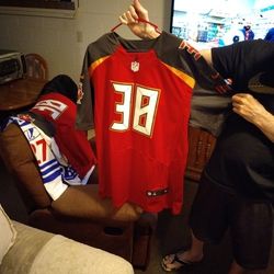NIKE ON FIELD JERSEY TAMP BAY BUCCANEERS DASHON GOLDSON#38 NEW