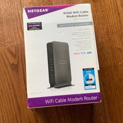 Netgear N300 WiFi Cable Modem Router