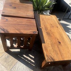 Coffee Table And End Tables 