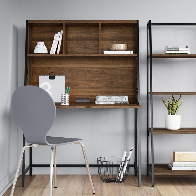 Loring Wood Secretary Desk with Hutch - Project 62â„¢