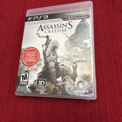 Assassin's Creed III Signature 2012 Sony Playstation 3 PS3 Complete w Manual 