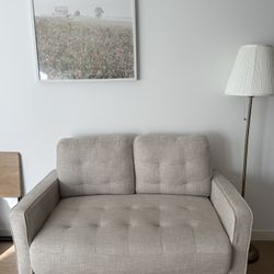 Light beige Love Seat 