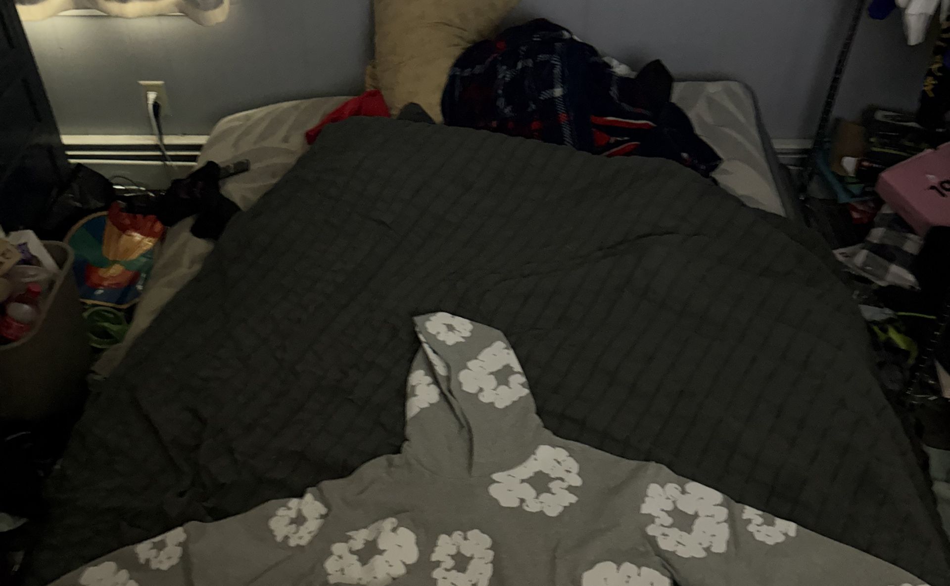 Denim Tears Grey Cotton Wreath Sweatshirt XL