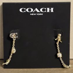 COACH Signature Rexy Mismatch Earrings NEW