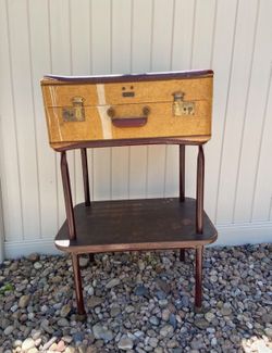 Upcycled Suitcase Table 