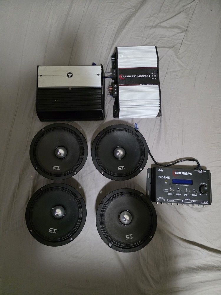 Full Car Audio System JL, Kicker, CT Sounds, Taramps