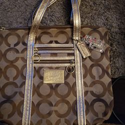 Coach Poppy Tote Bag/purse