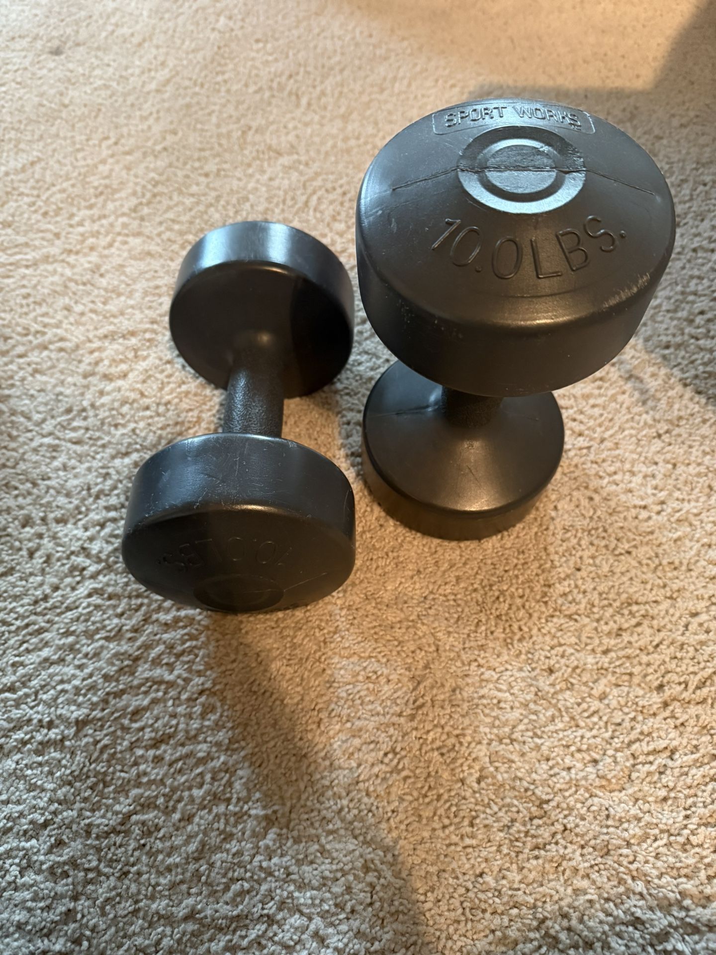 10 Pound Dumbbells
